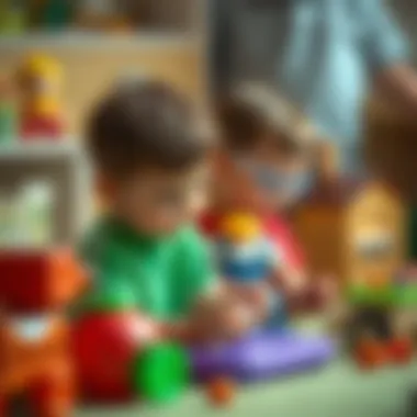 Creative playtime with educational toys