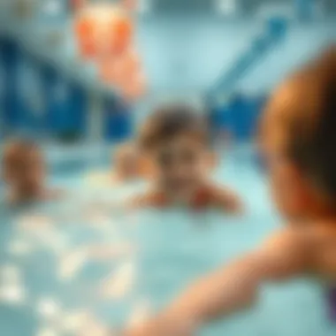 Children enjoying a safe swimming environment