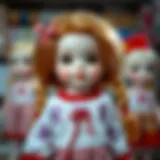 A colorful collection of toy doll sketches showcasing various styles