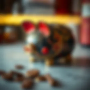 Decorative design of a piggy bank