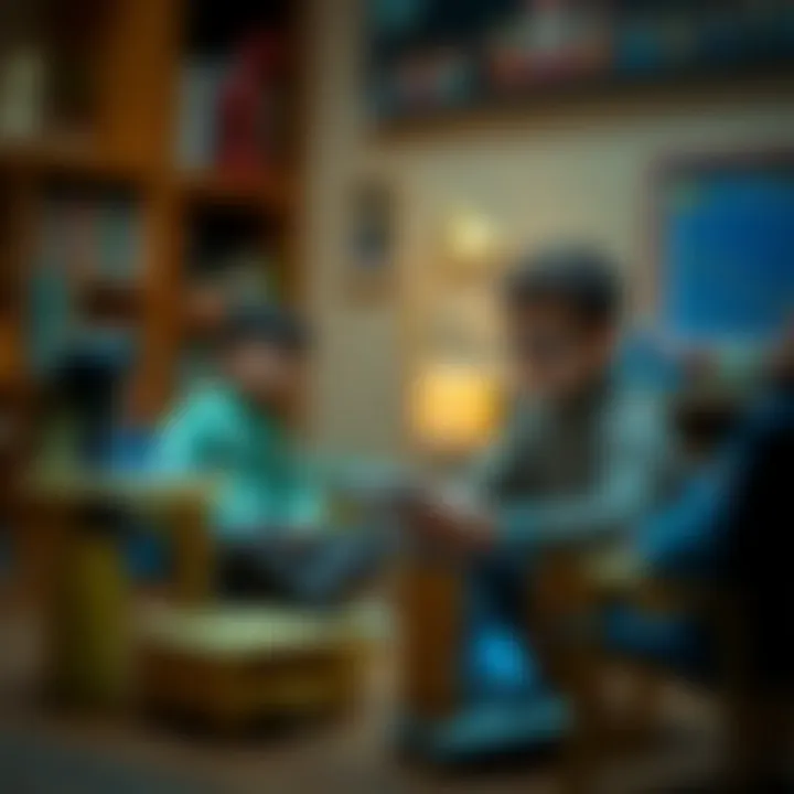 An educational setup showcasing the importance of financial literacy for children.