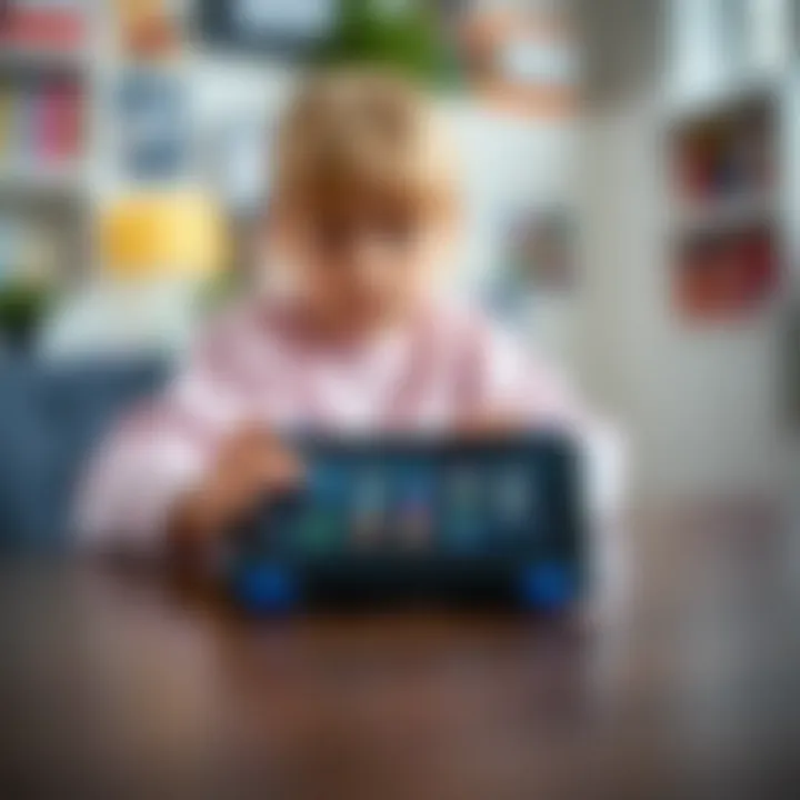 Various LCD tablet models suitable for children