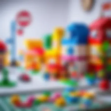 Exploring Creativity with Lego Duplo Town Colorful Lego Duplo Town set showcasing creativity and imagination