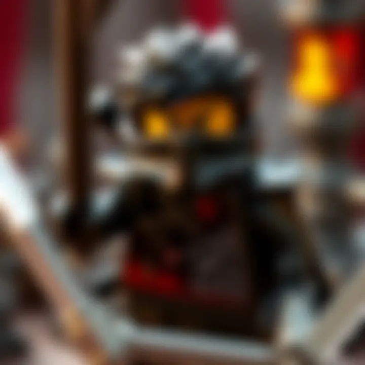 A scene depicting Zane in a pivotal moment of the Ninjago series