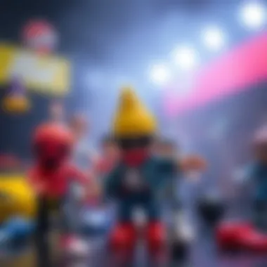 An artistic representation of the impact of the toy industry on the popularity of Lol dance.