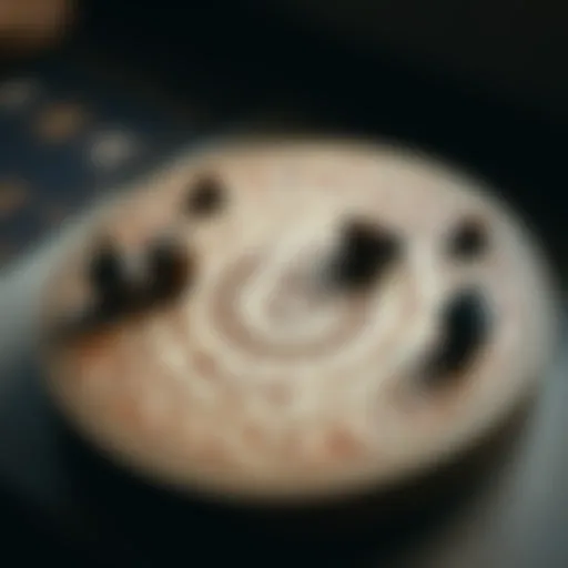 Traditional Mangala board with intricate designs