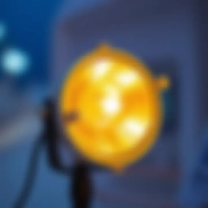 Innovative Design: Features of Modern Marine Spotlights Close-up of marine spotlight features and design