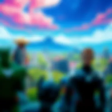 Vibrant illustration depicting a Marvel universe landscape