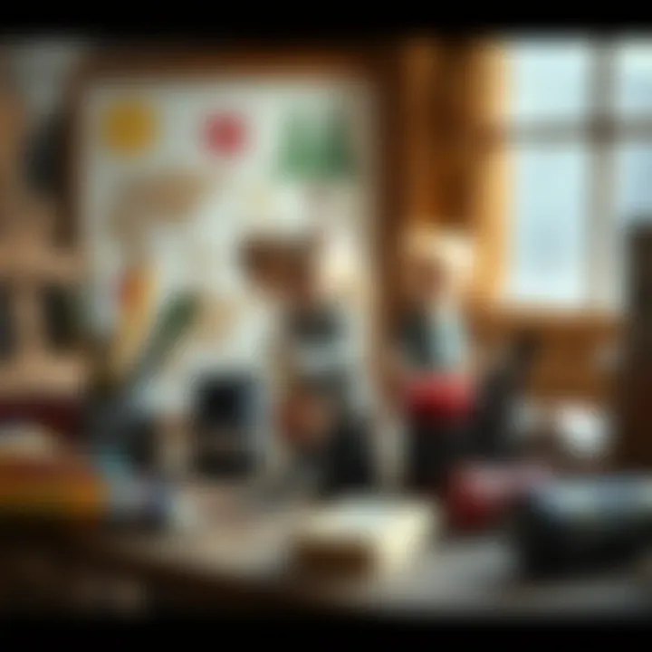 Art supplies for seasonal painting