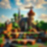 A stunning Minecraft landscape showcasing creativity