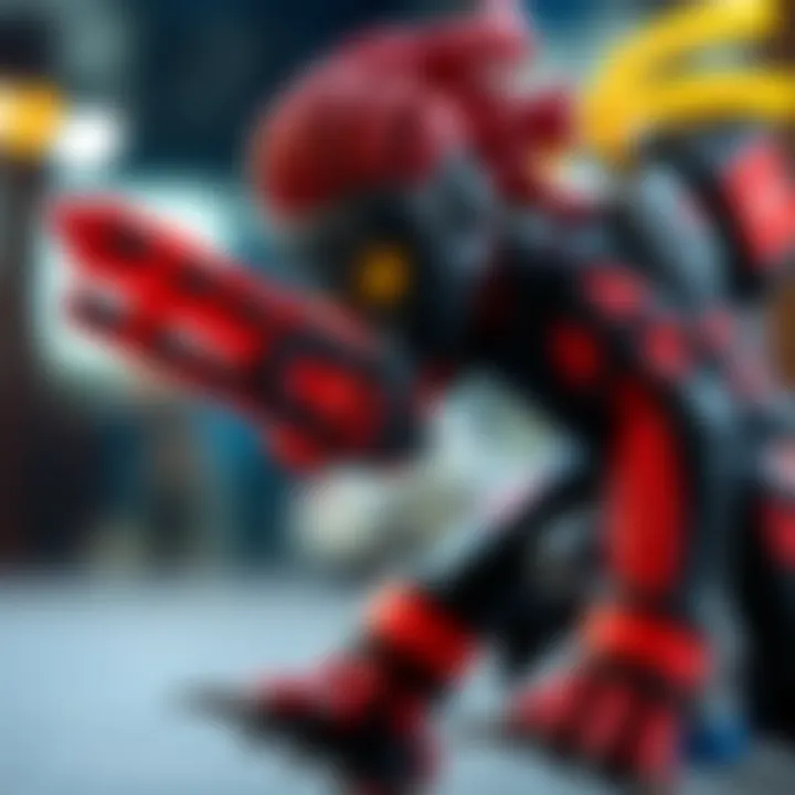 Innovative character design in Monster Flex Combat