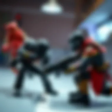 Engaging interaction between players in Monster Flex Combat