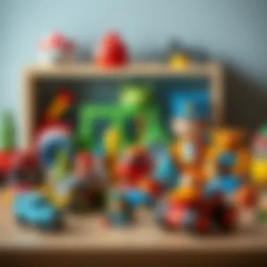 Neco toys arranged beautifully, illustrating their innovative designs