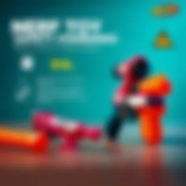 Nerf Toy Safety Standards An infographic illustrating the safety standards related to Nerf toys.