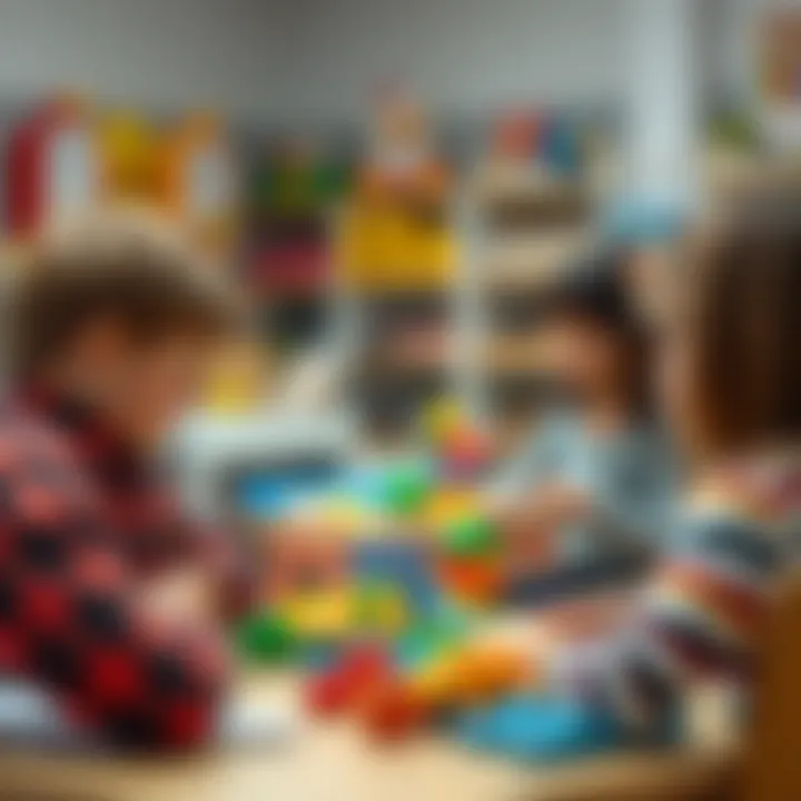 Educators Discussing Toy Selection A classroom setting where educators discuss the importance of toy selection