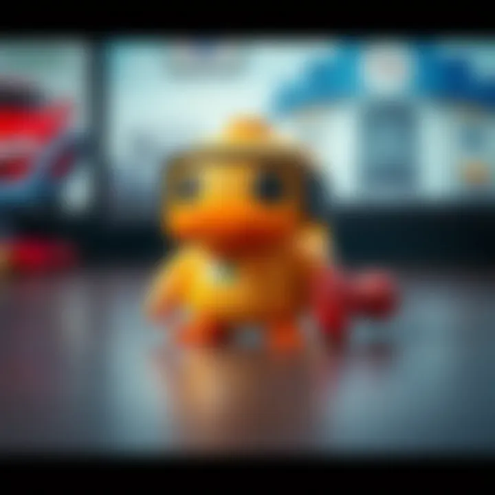 Innovative toy design showcasing Paperduck's development focus