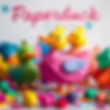 Colorful Paperduck toys that stimulate creativity and imagination in children