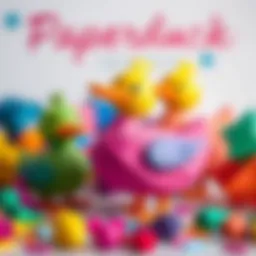 Colorful Paperduck toys that stimulate creativity and imagination in children