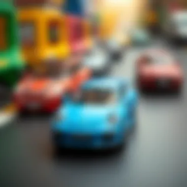 Parents selecting toy cars, focusing on brand choices and their effects