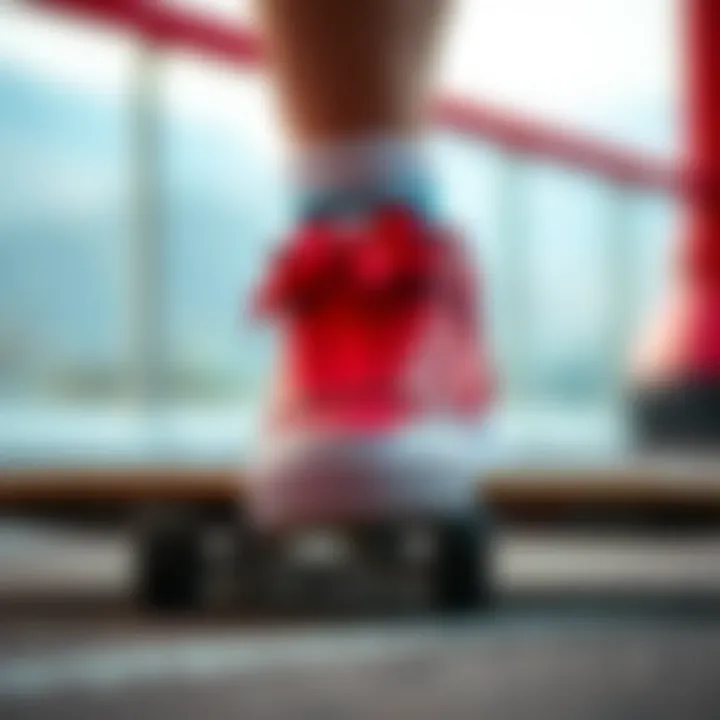 A variety of skate shoes for different age groups