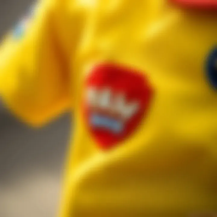 Close-up of the fabric quality of a Paw Patrol shirt