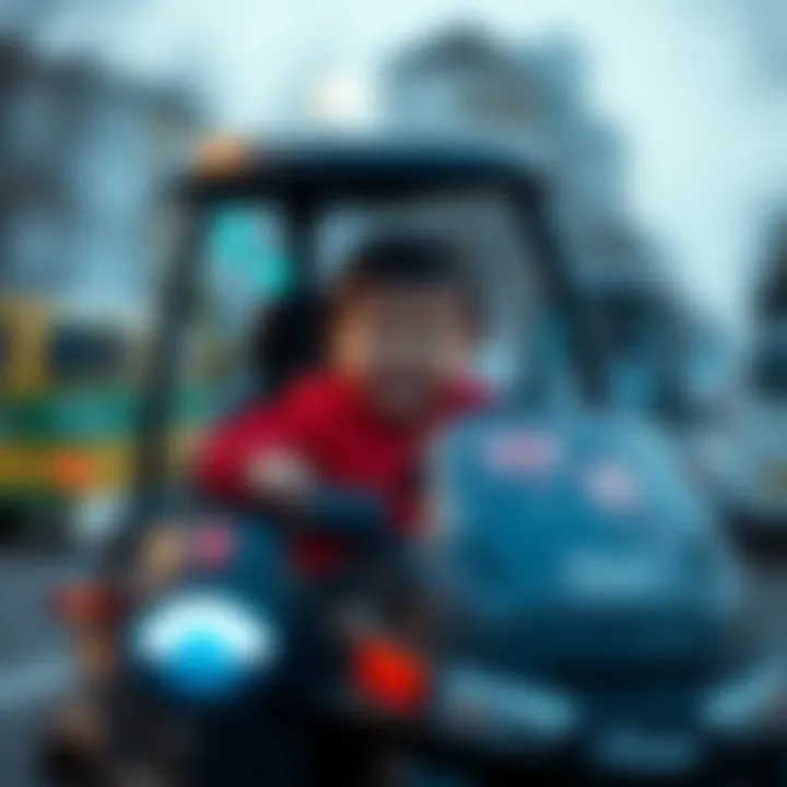 Child enjoying a Pilsan electric car ride