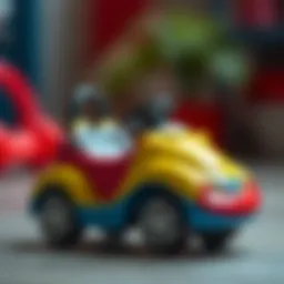 Colorful Pilsan car promoting children's motor skills