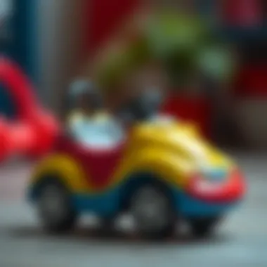 Colorful Pilsan car promoting children's motor skills