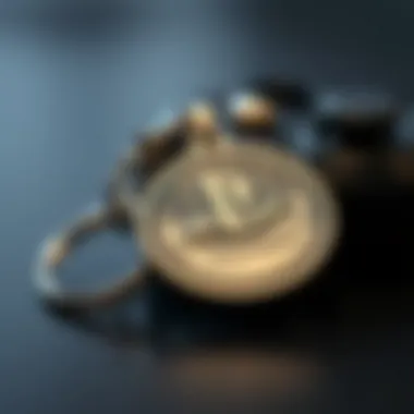 Intricate Design of PlayStation Keychain Close-up of a PlayStation keychain with intricate design