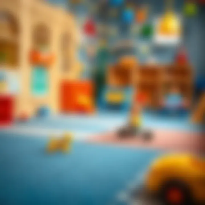 Creating Safe Play Areas for Young Children Safe play area with cushioned flooring for young children