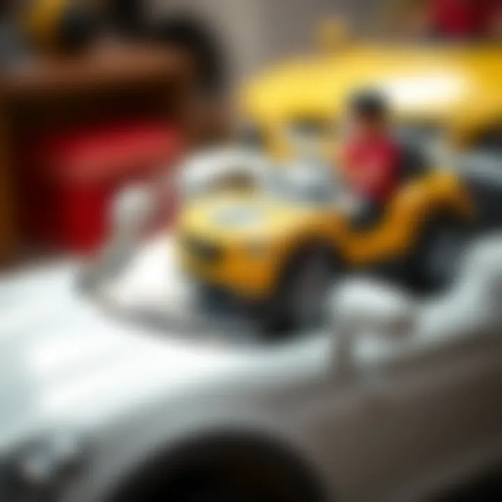 Safety features of a children's electric car