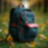 A stylish school backpack designed for comfort and support
