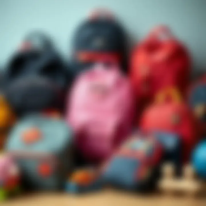 Various types of school bags showcasing different styles and functionalities