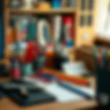 Diverse stationery products arranged neatly on a desk