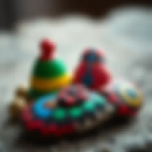 Vibrant painted stones showcasing creativity