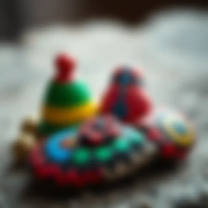 Vibrant painted stones showcasing creativity