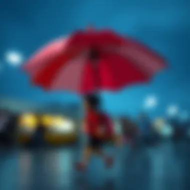 Stylish children's umbrella designs suitable for school.