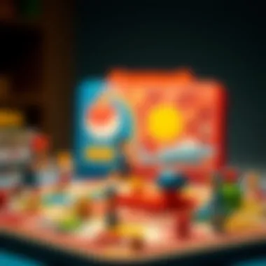 An interactive board game designed for children