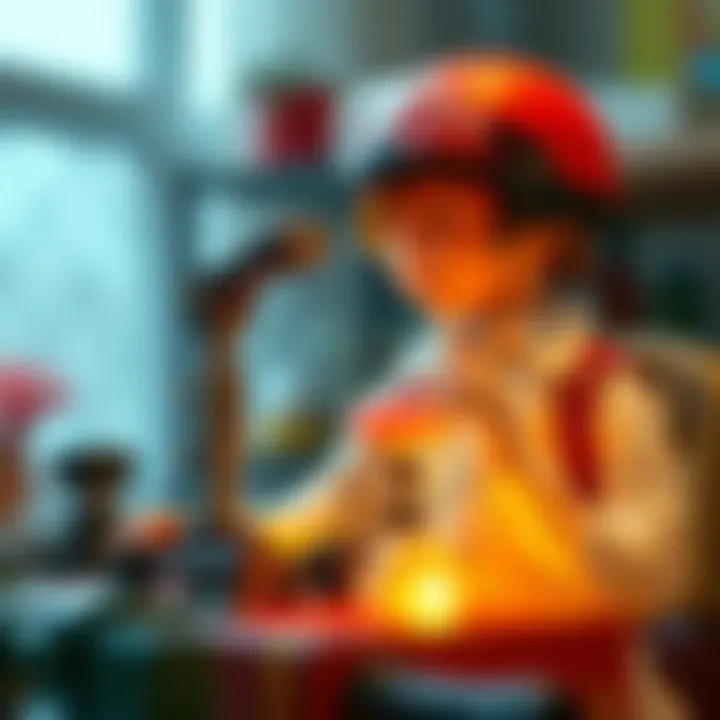 STEM toys encouraging scientific exploration