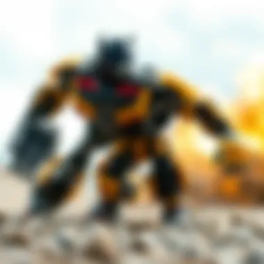 Scene from Transformers 7 showcasing action and adventure