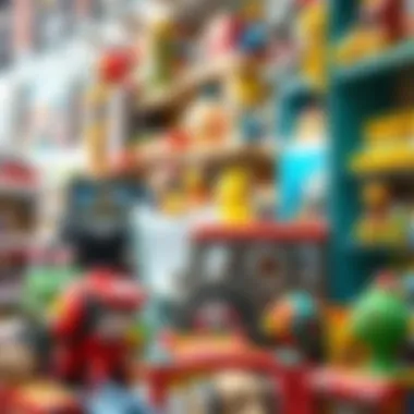 Trendy and innovative toys displayed prominently in a store