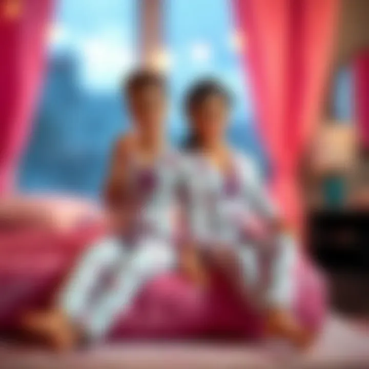 Trendy sleepwear designs reflecting Barbie and Ken's fashion