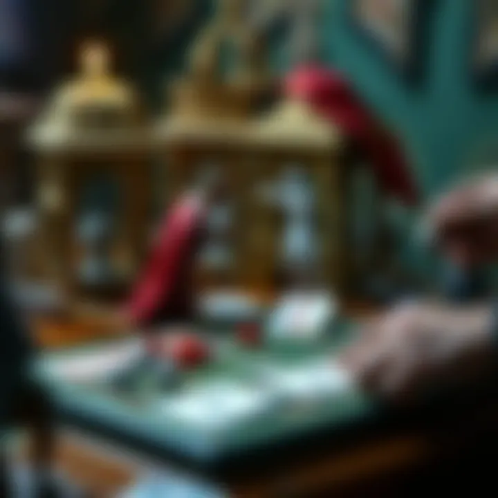 A historical illustration of card games through the ages