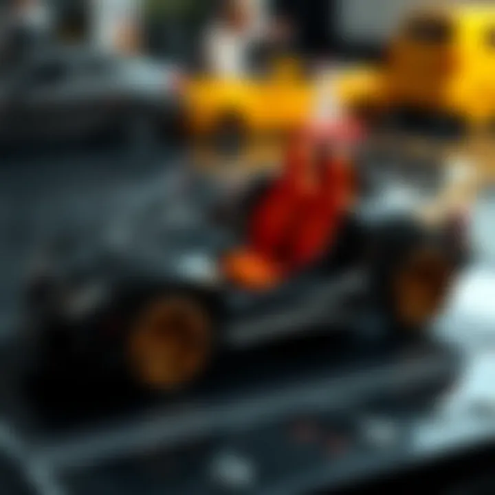 A detailed view of the technical specifications of a two-seater car