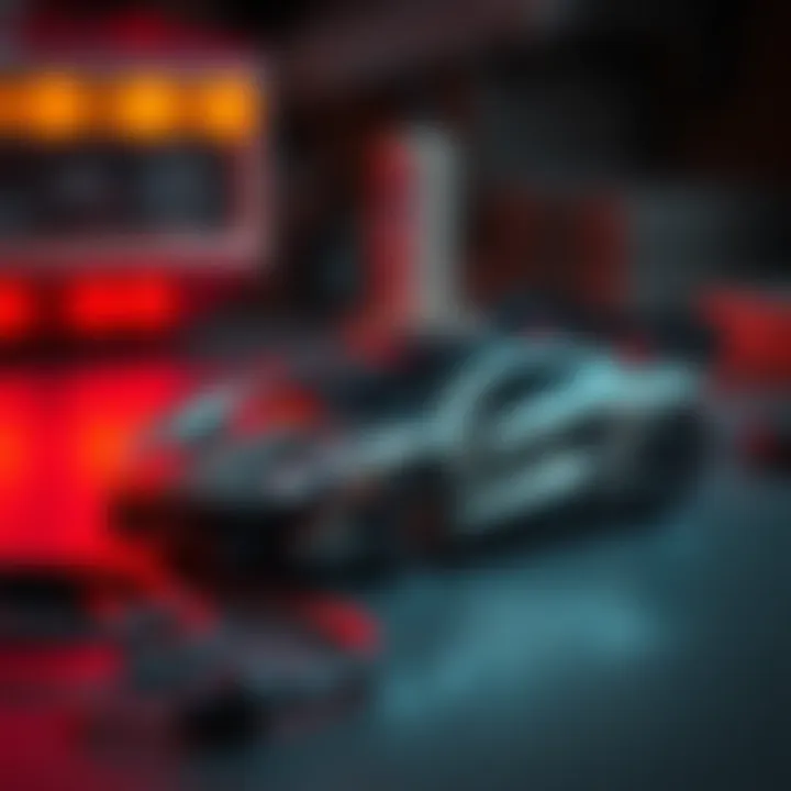 Remote control car charger with various features