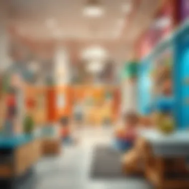 A cozy shopping environment designed for parents and children at Viaport.