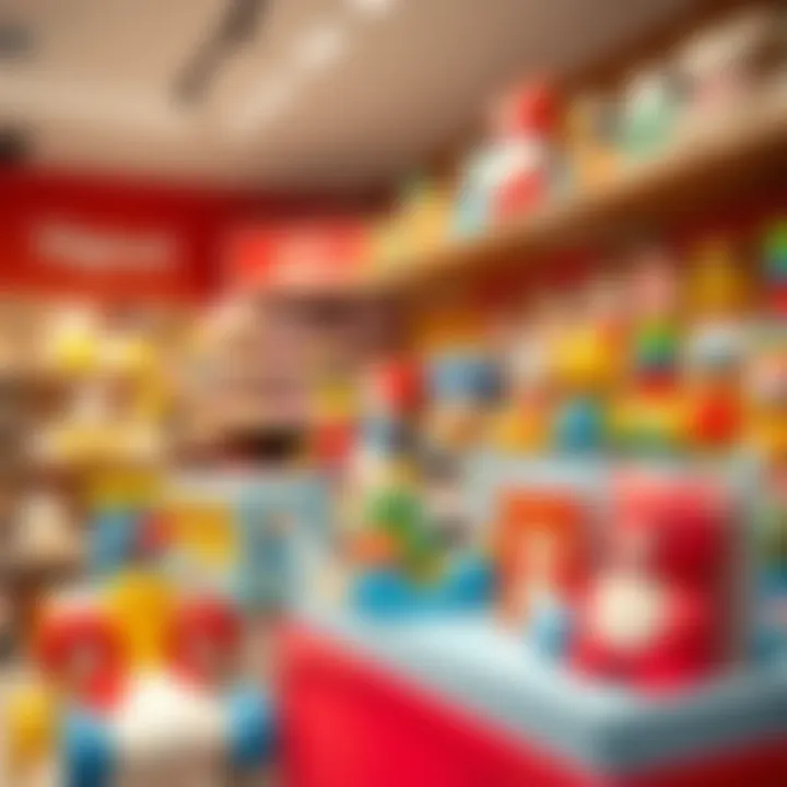 An array of trusted brands showcased in a Viaport baby store.