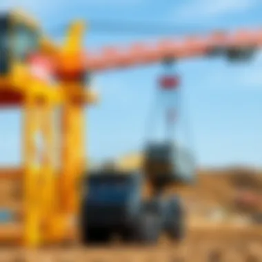 Maintenance procedures for a tower crane in the field