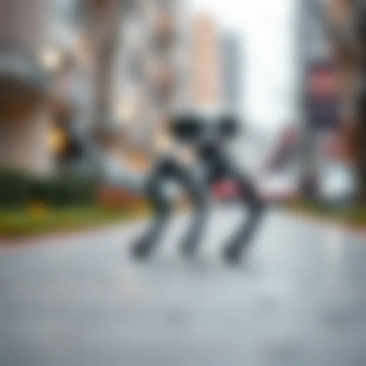 Innovative walking robot demonstrating advanced mobility