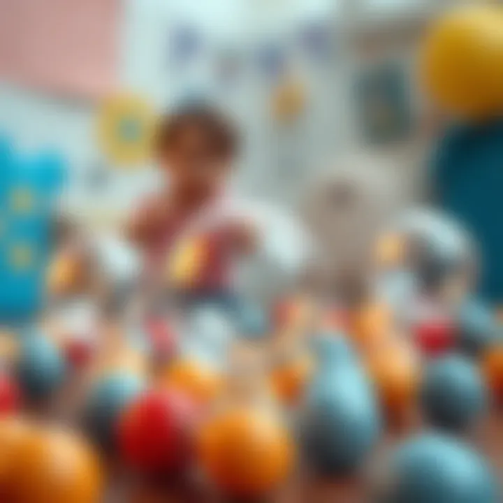 Educational value of sticky balls in a playful setting